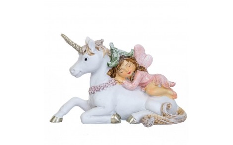 Статуетка Крихітка і єдиноріг 10х7 см 12007-032