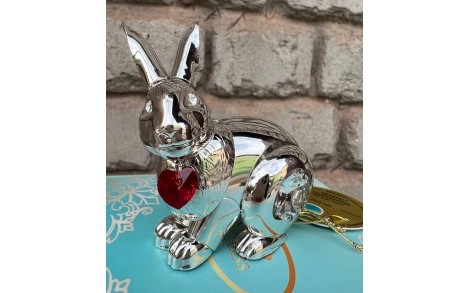 Статуэтка Crystocraft со стразами Swarovski Кролик 6х6 см 1601997