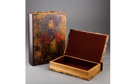 Книга-скринька Veronese з 2 шт Француз 22х31х7 см 046UE