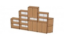 Стінка дитяча з 5-ти елементів БУК