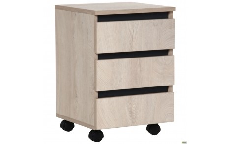 Тумба мобильная Pluto SM1 (400х400х580) Дуб Эндгрейн