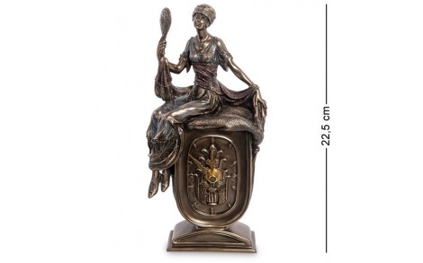 Годинник настільний Veronese Дівчина з дзеркалом 22,5 см 1906295