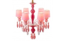 Люстра підвісна рожева SLAVIA BL001/6pink