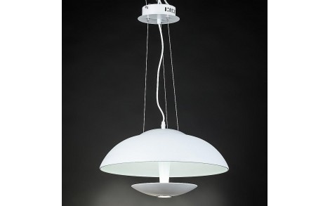 Люстра підвіска біла металева SLAVIA LED 24W ZW001/1
