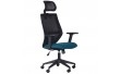 Крісло Lead Black HR сидіння SM 2328/спинка Сітка HY-100 чорна