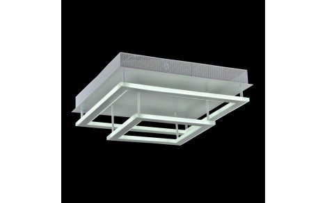Люстра біла квадратної форми SLAVIA LED 24W OK023/2