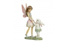 Статуетка Lefard Фея з кроликом 10х16 см 12007-080
