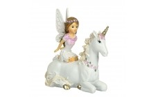 Статуетка Lefard Фея з однорогом 14х14 см 12007-082