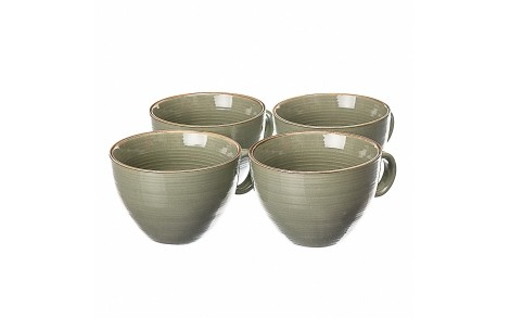 Набор чашек из 4 штук Lefard 001ALP/green