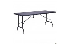 Стіл складаний Форд пластик rattan black
