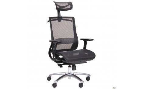 Кресло Coder Black Alum Black