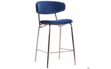 Стілець Alphabet C gold / royal blue