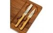 Сырная деревянная доска+ножи Wood 33х23 см 18601-006