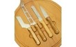Сирна дерев'яна дошка+ножі Wood 30х39 см 18601-005
