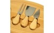 Сирна дерев'яна дошка+ножі Wood 35х20 см 18601-004