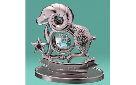 Фигурка Crystocraft со стразами Swarovski Знак зодиак Овен 8 см  0257-001 SL