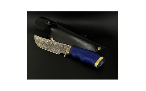 Ніж мислівський Вишиванка синя Nb Art 22k38