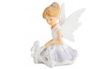 Статуэтка Andrea Фея с кроликами 11х9х7см 12007-231
