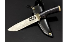 Ніж мисливський подарунковий Тризуб Nb Art розмір 27х4 см 22kk28