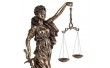 Статуэтка напольная Veonese Фемида богиня правосудия 62х32х18 см 76537V1 полистоун покрытый бронзой