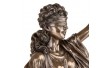 Статуэтка напольная Veonese Фемида богиня правосудия 62х32х18 см 76537V1 полистоун покрытый бронзой