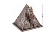 Шкатулка для украшений Veronese Царица Египта 16х15,5 см 1907205 полистоун с бронзовым покрытием