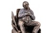 Статуэтка Veronese Рыбак в лодке 22х10х16 см 1907294 бронзовое напыление полистоуна