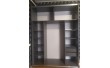 Шафа-купе двохдверна Doros G-Caiser 180х60х240 см Графіт/2 Дзеркала (DRS-011029)
