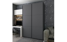 Шкаф-купе двухдверный Doros G-Caiser 180х60х240 см Графит (DRS-011034)