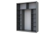 Шкаф-купе двухдверный Doros G-Caiser 180х60х240 см Графит (DRS-011034)