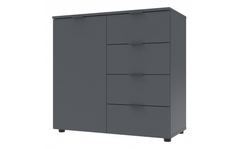 Комод в гостиную Doros Рон 1 80х38х81 см Графит (DRS-011293)