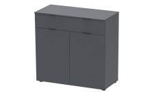Комод в гостиную Doros Рон 2 80х38х100 см Графит (DRS-011295)