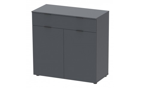 Комод в гостиную Doros Рон 2 80х38х100 см Графит (DRS-011295)