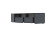 Тумба под ТВ Doros Рон 4 180х38х50 см Графит (DRS-011299)