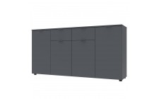 Комод в гостиную Doros Рон 7 160х38х81 см Графит (DRS-011305)