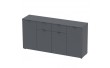 Комод в гостиную Doros Рон 7 160х38х81 см Графит (DRS-011305)