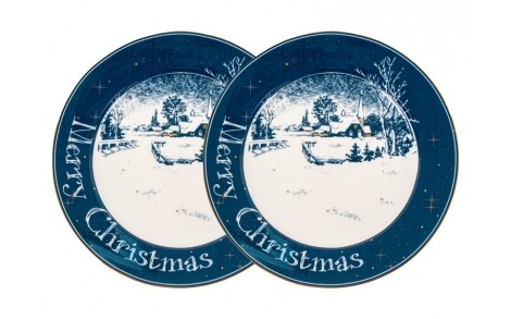 Набор тарелок из 2-х штук Lefard New christmas 19 см 1924-807
