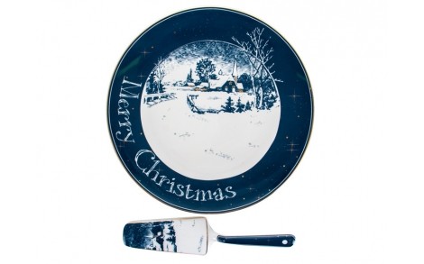 Торт для торта з лопатою Нового року Lefard New Christmas 26 CM 1924-723