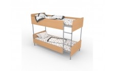 Кровать двухъярусная с драбиной1950х850х1450