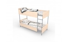 Кровать двухъярусная с драбиной 1450x650x1450