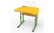 Парта Школьник Трапеция 3-6 зр. гр. p с вырезом под учащегося 700х500, цветное ДСП