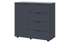 Комод в гостиную Doros Гелар GС1 100х40х81,2 см Графит (DRS-011288)