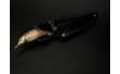 Ніж мисливський з бронзовим наконечником Nb Art Щука 222k50 ручка дерево ясен