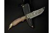 Ніж мисливський з бронзовим наконечником Nb Art Щука 222k50 ручка дерево ясен
