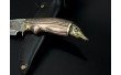 Ніж мисливський з бронзовим наконечником Nb Art Щука 222k50 ручка дерево ясен