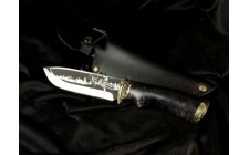 Ніж мисливський з бронзовим наконечником Nb Art Джавелін 222k46 рукоятка кленовий кап