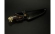 Ніж мисливський з бронзовим наконечником Nb Art Вікінг 222k45 рукоятка кленовий кап