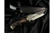 Ніж мисливський з бронзовим наконечником Nb Art Розвідка 222k44 рукоятка кленовий кап
