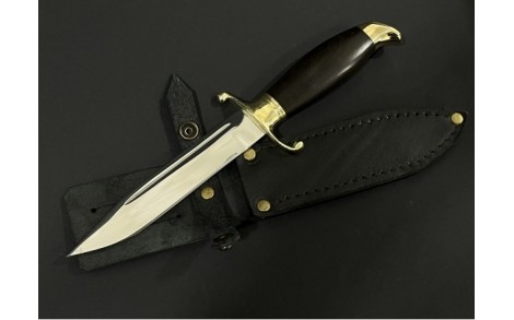 Ніж мисливський з бронзовим наконечником Nb Art Фінка 222k40 ручка дерево граб