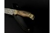 Ніж мисливський з бронзовим наконечником Nb Art Череп 222k40 ручка дерево дуб